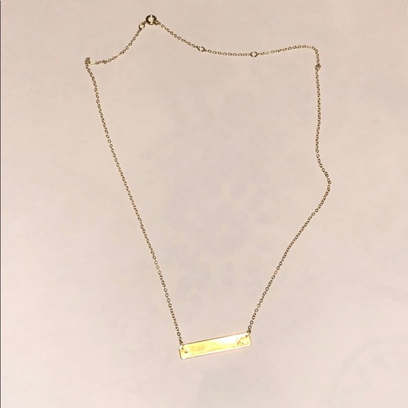 Jewelry - K gold bar necklace